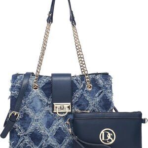 Leather Handbag Tote Hobo Bag for Women Shoulder Purse Top Handle Satchel Bag wi